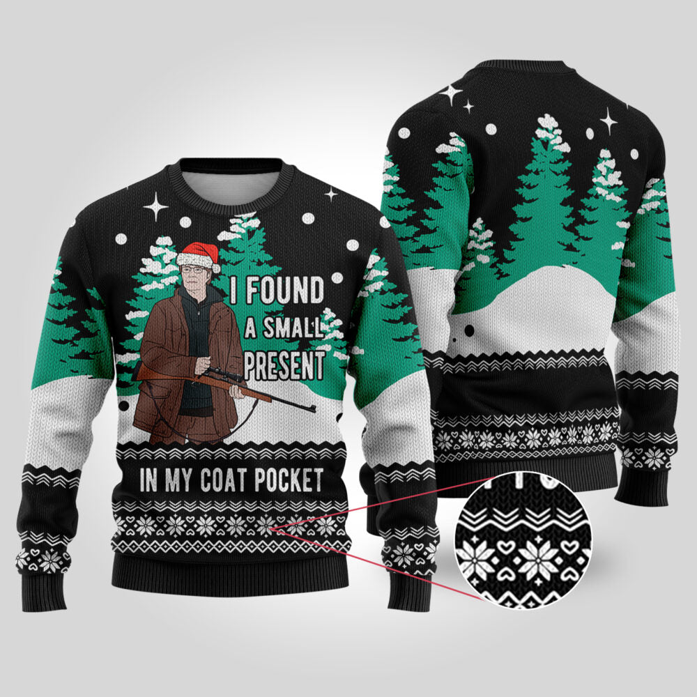 Black Lucas The Hunt Funny Ugly Christmas Sweater - Funny Ugly Christmas Sweater