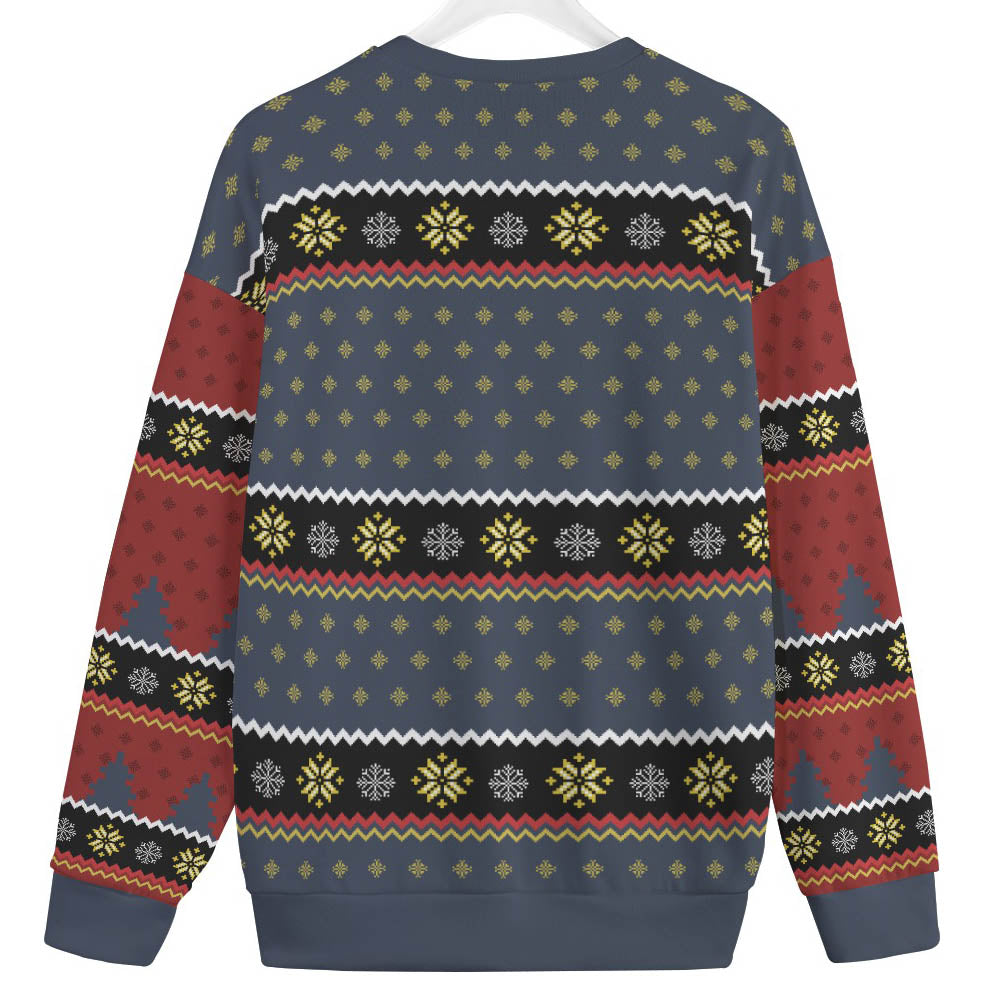 Black Santa Claus Men Big And Tall Christmas Sweater