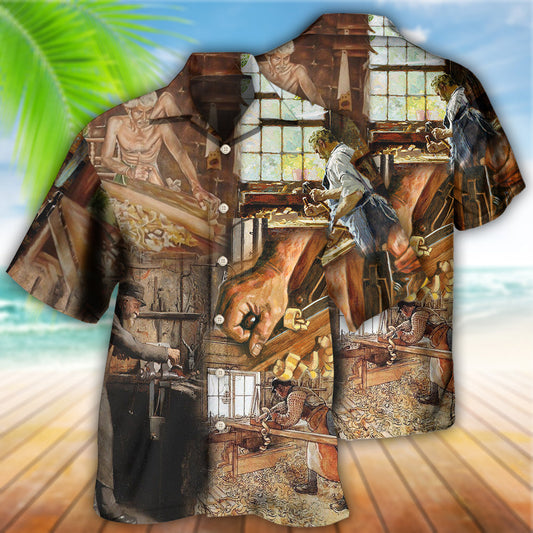 Carpenter Busy Work - Hawaiian Shirt