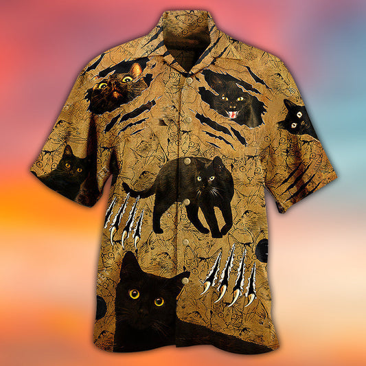 Cat Put Your Paws Up - Hawaiian Shirt