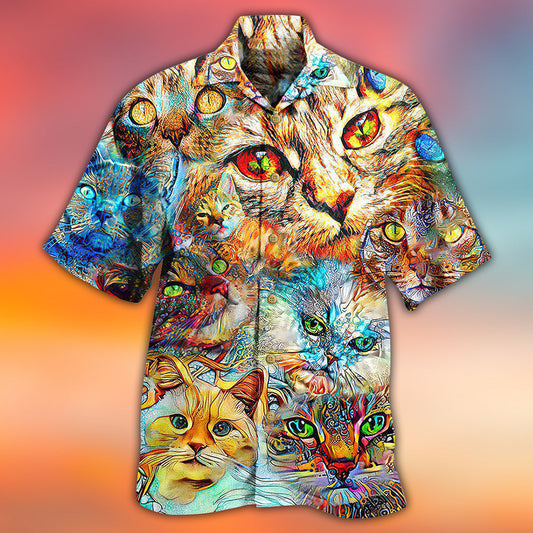 Cat Real Love Cats - Hawaiian Shirt