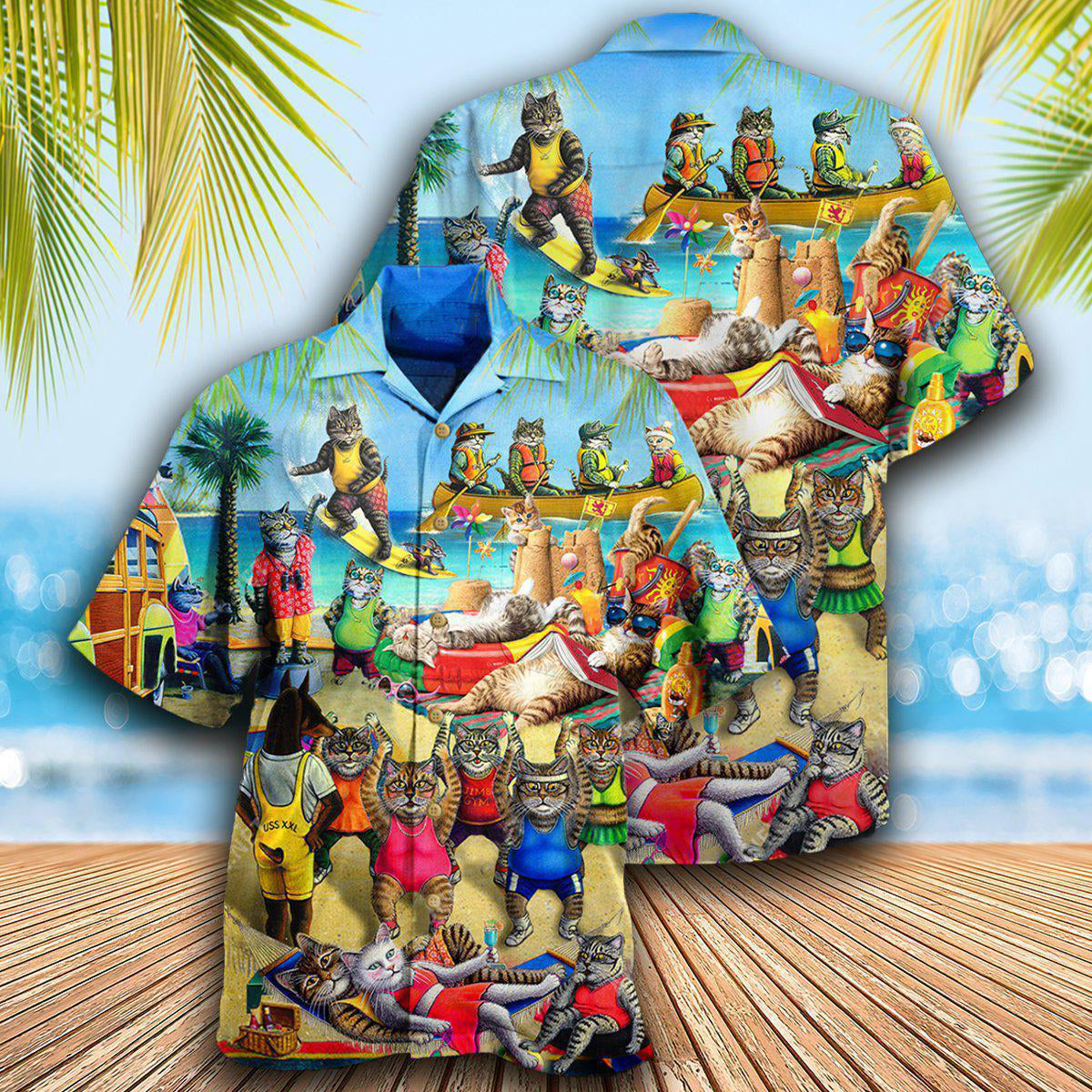 Cat Sky Above Sand - Hawaiian Shirt
