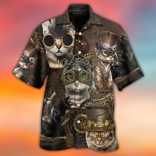 Cat Streampunk - Hawaiian Shirt