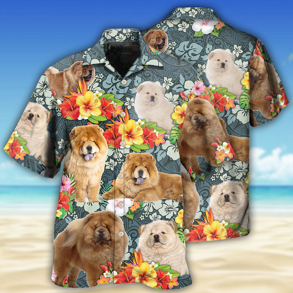 Chow Chow Dog Lovely Tropical - Hawaiian Shirt