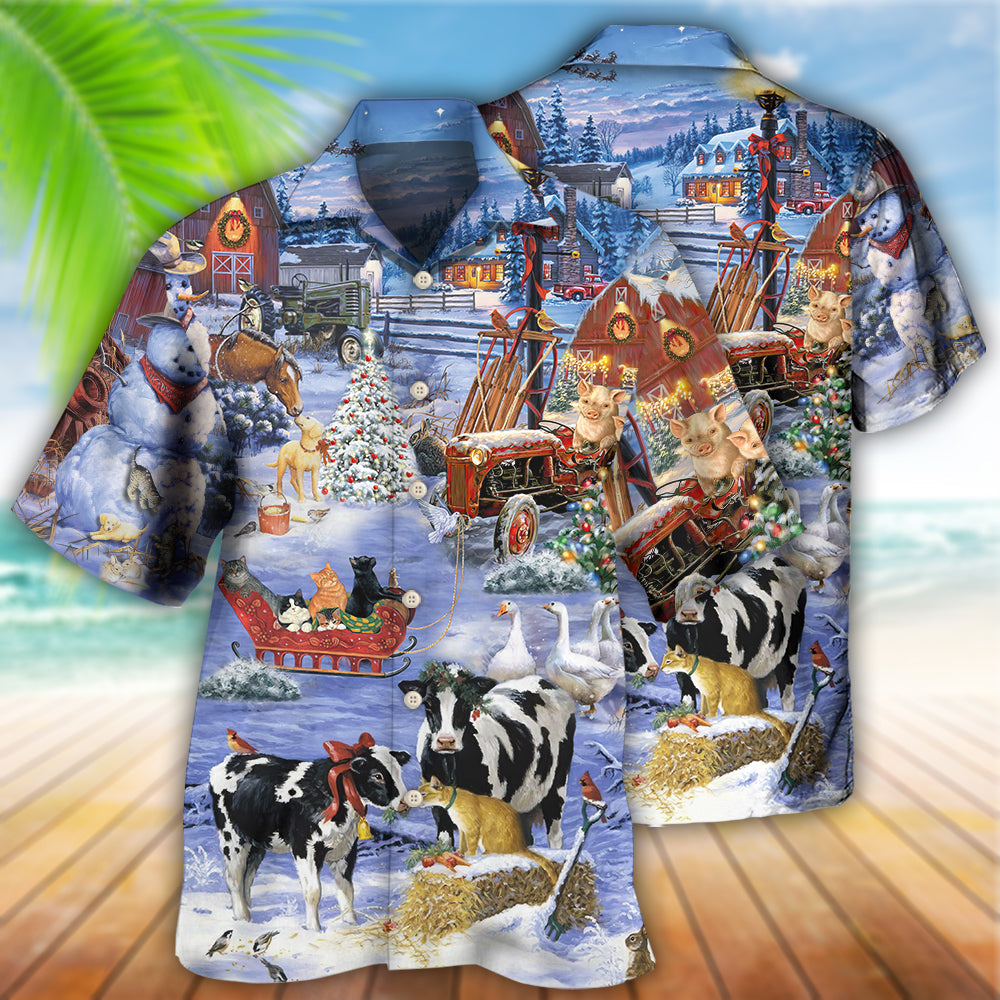 Christmas Love Farm - Hawaiian Shirt