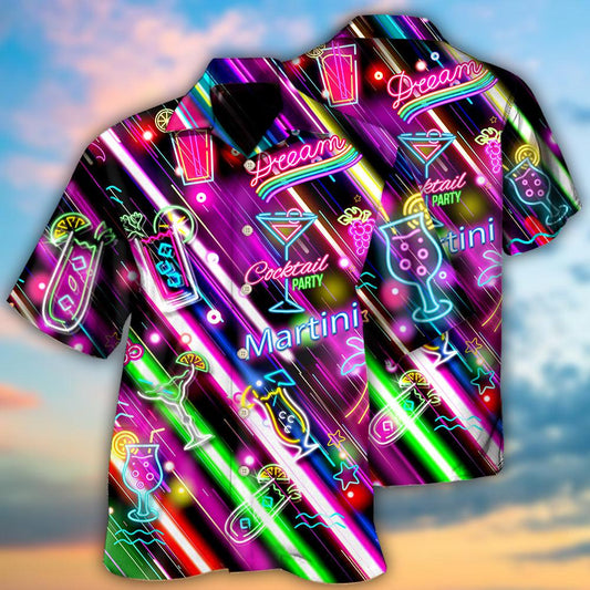 Cocktail Martini Happy Hour Stunning Style - Hawaiian Shirt