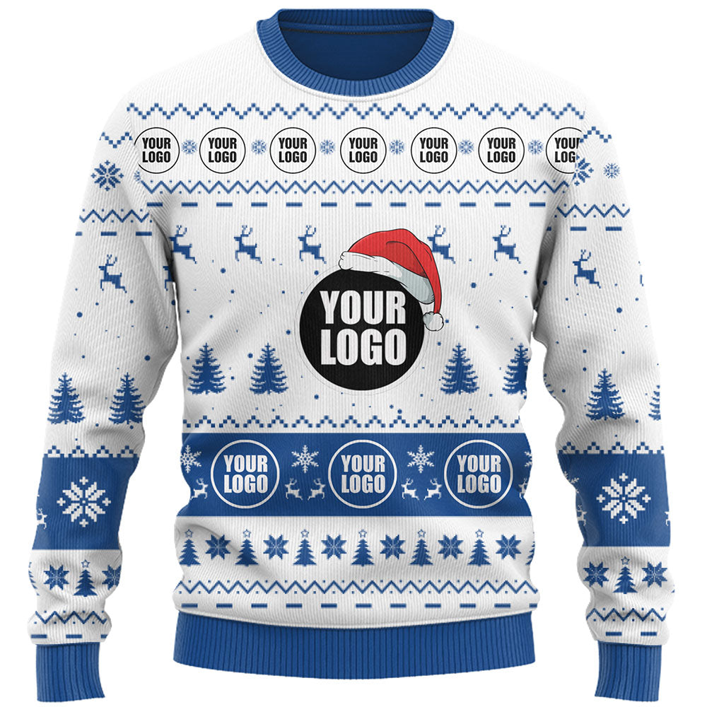 Company Logo Custom Ugly Christmas Sweater