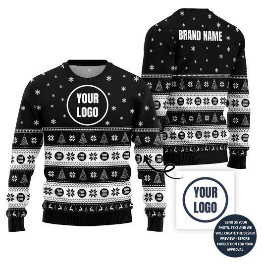 Cozy Custom Logo Sweater For Corporate Events