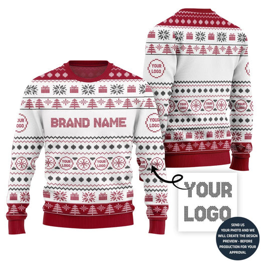 Custom Brand Name Ugly Xmas Sweater