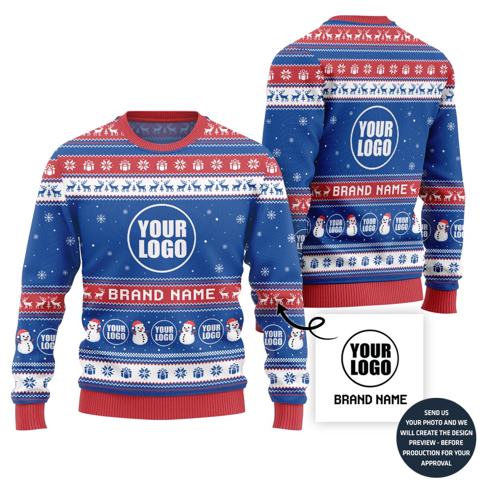 Custom Logo Ugly Christmas Sweater For Bulk Order