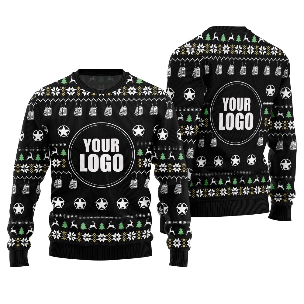 Unique Custom Ugly Christmas Sweater With Your Logo