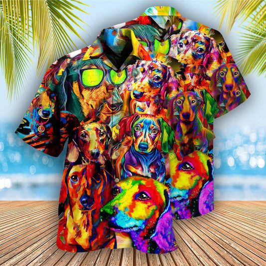 Dachshund Dogs Is Better With A Dachshund - Hawaiian Shirt