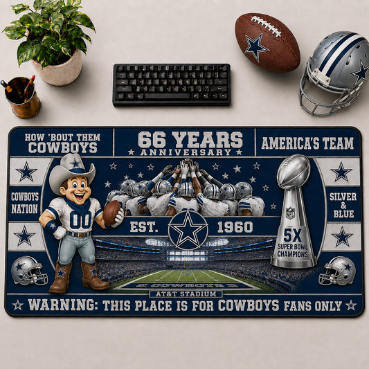 All Football Anniversary For Fans Desk Mat Mouse Pad Plus Size Trending - 5to9vibe