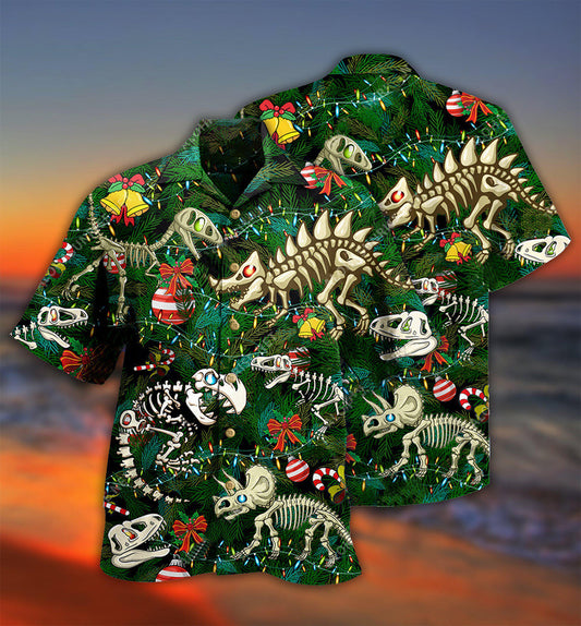 Dinosaur Dear Santa I Am A Dinosaur Christmas - Hawaiian Shirt