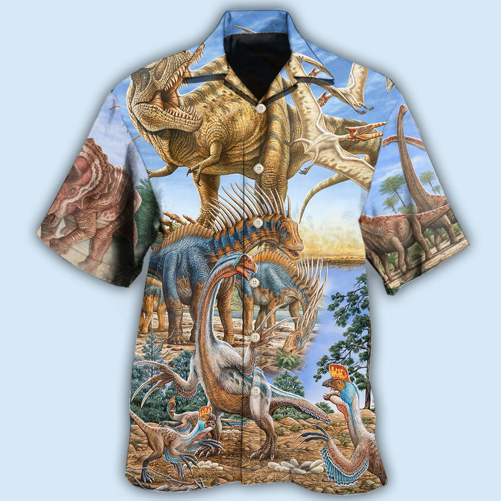 Dinosaur World Art - Hawaiian Shirt
