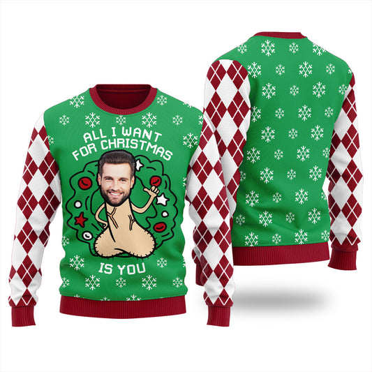 Dirty Personalized Christmas Sweatshirt For Men