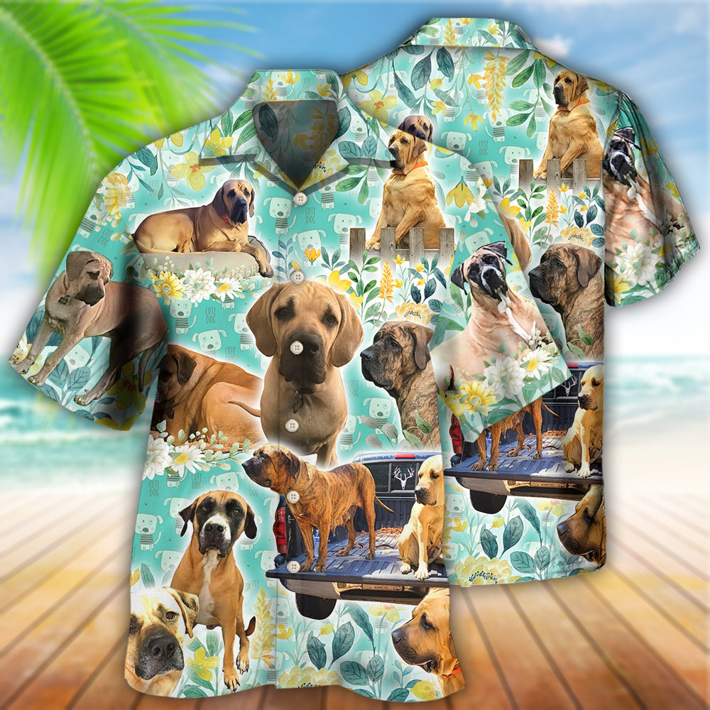 Dog Love Dog Floral - Hawaiian Shirt