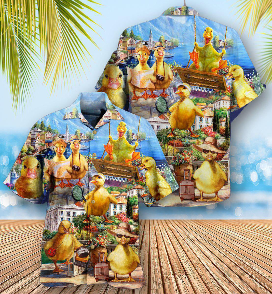 Duck In An Amazing Adventure - Hawaiian Shirt