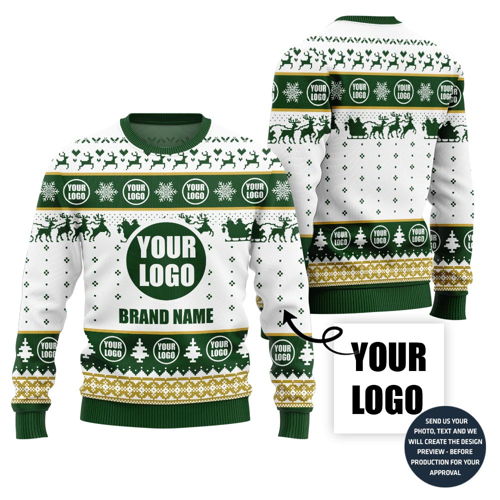 Elegant Custom Logo Ugly Sweater