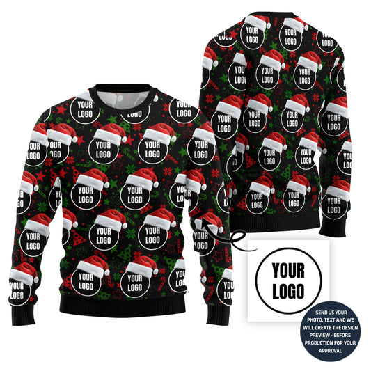Exclusive All Over Print Custom Logo Ugly Xmas Sweater