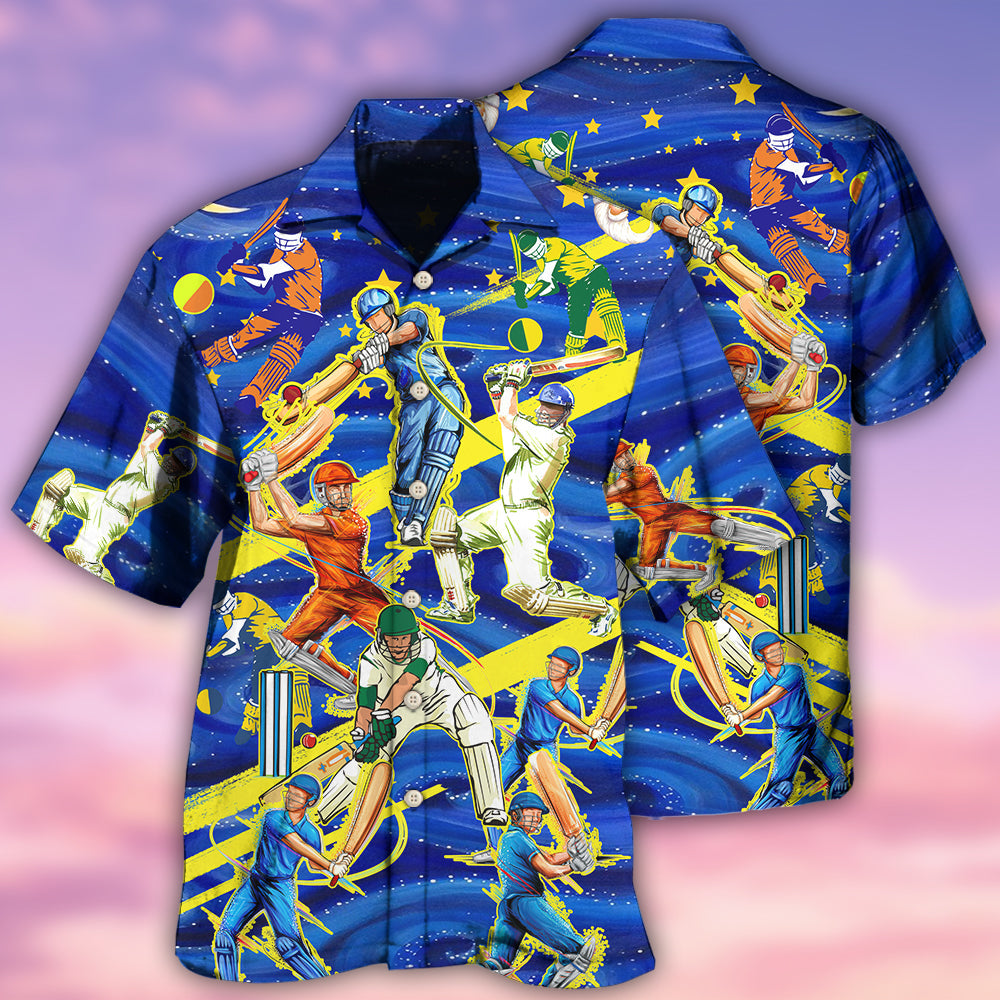 Cricket Lets Play Cricket - Hawaiian Shirt