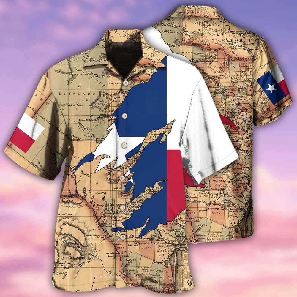Texas Peace Life Style In The World - Hawaiian Shirt