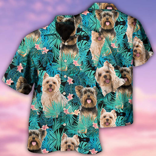 Yorkshire Terrier Dog Tropical - Hawaiian Shirt