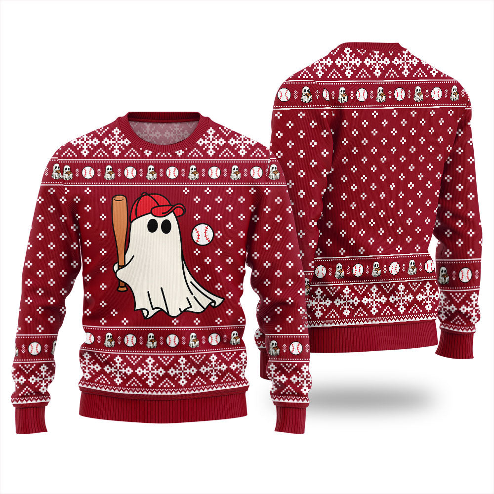 Funny Bowling Game Halloween Xmas Sweater