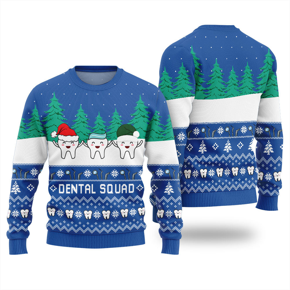 Funny Dental Squad Christmas Sweater For Adults