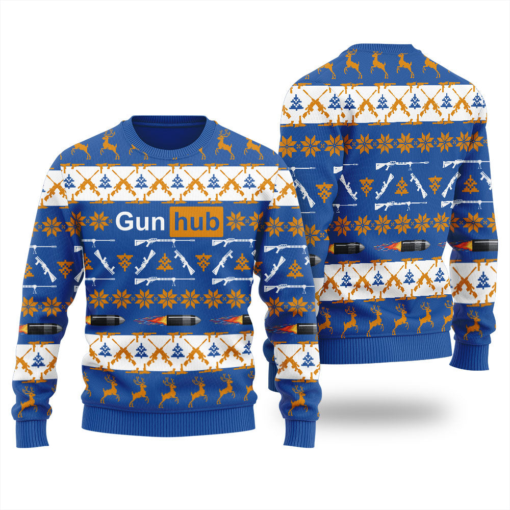 Gun Ugly Christmas Sweater For Women