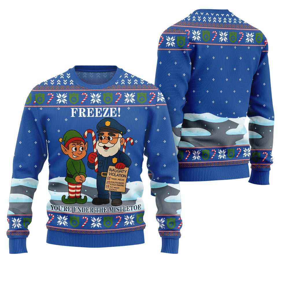 Funny Police Christmas Sweater