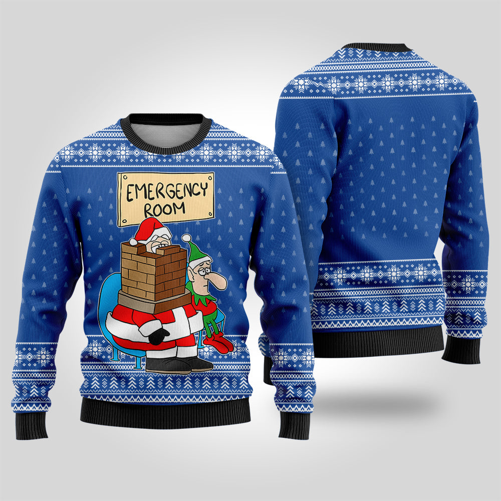 Funny Women's Clippy Ugly Sweater