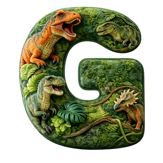 Dino and Princess Pillow Custom Name Gift For Girls, Boys Irregular-Shaped Pillow Custom