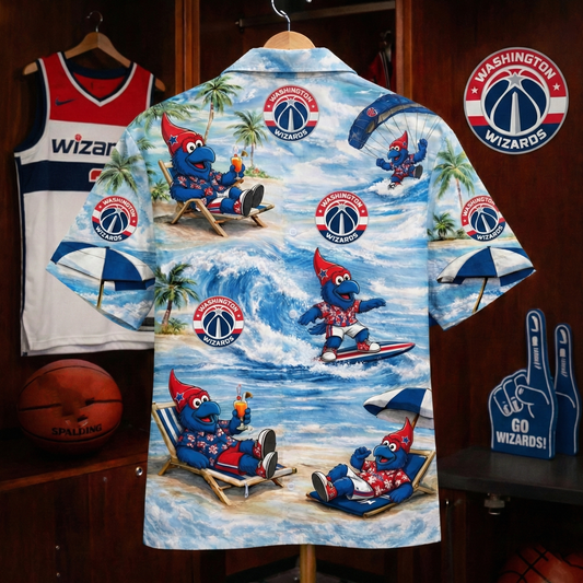 WW Basketball Mascot Beach Viber Unisex Hawaiian Shirt For Men & Women