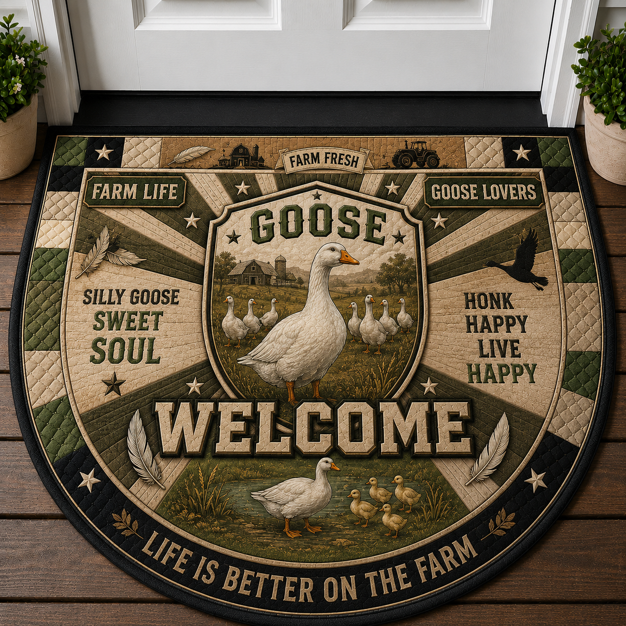 Hope You Brought Carrots Mini Donkey Doormat - Sweet Sassy Donkey Welcome Mat - 5to9vibe