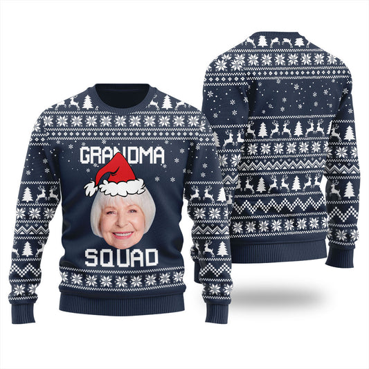 Grandma Squad Personalized Christmas Sweatshirt