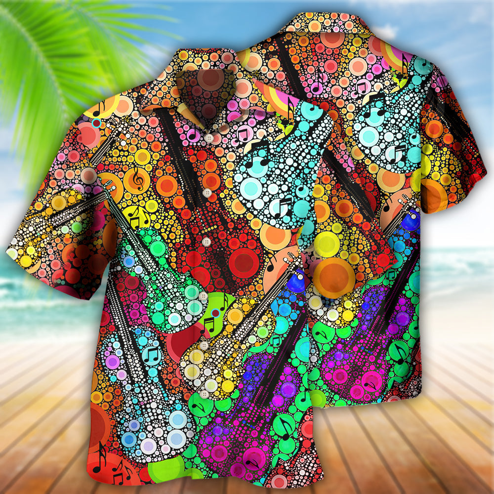 Guitar Scroll Bubble - Hawaiian Shirt