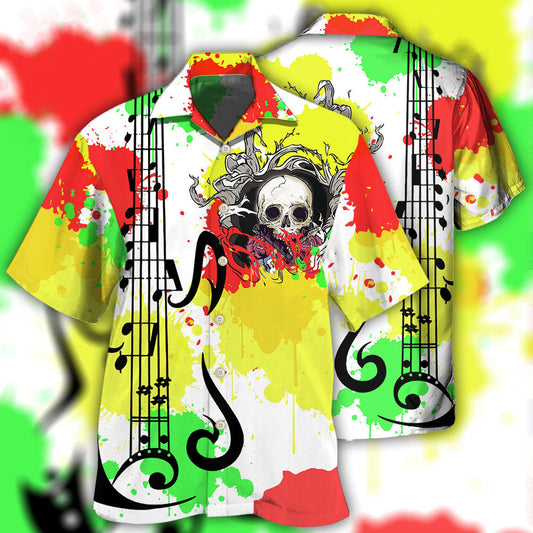 Guitar Colorful Style - Hawaiian Shirt