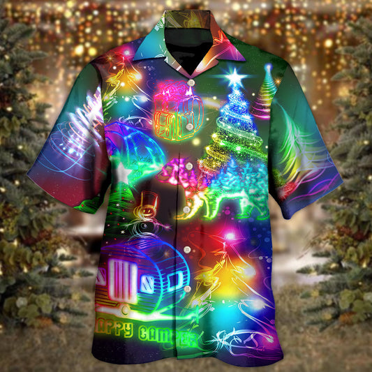 Camping Christmas Merry Everything Happy Always - Hawaiian Shirt