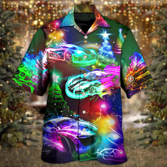 Car Racing Christmas Merry Everything Happy Always - Hawaiian Shirt