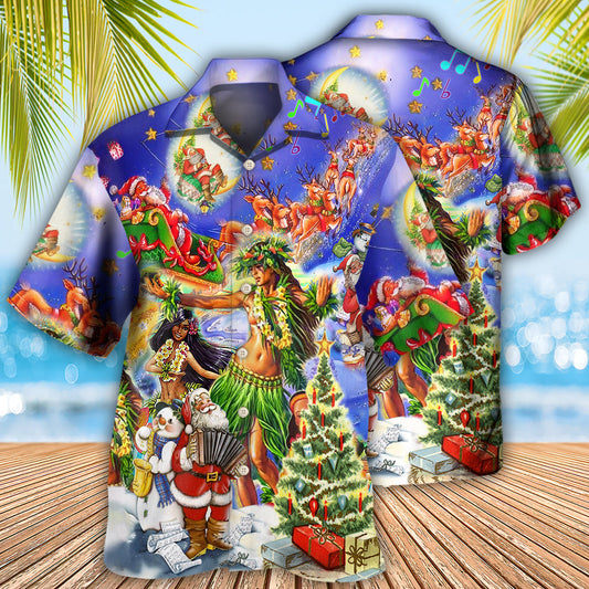 Hawaii The Aloha Merry Christmas - Hawaiian Shirt