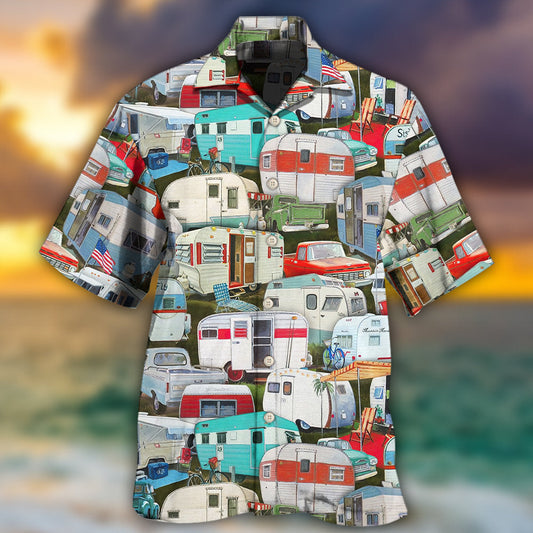 Camping Caravans Are Calling And I Must Go - Hawaiian Shirt