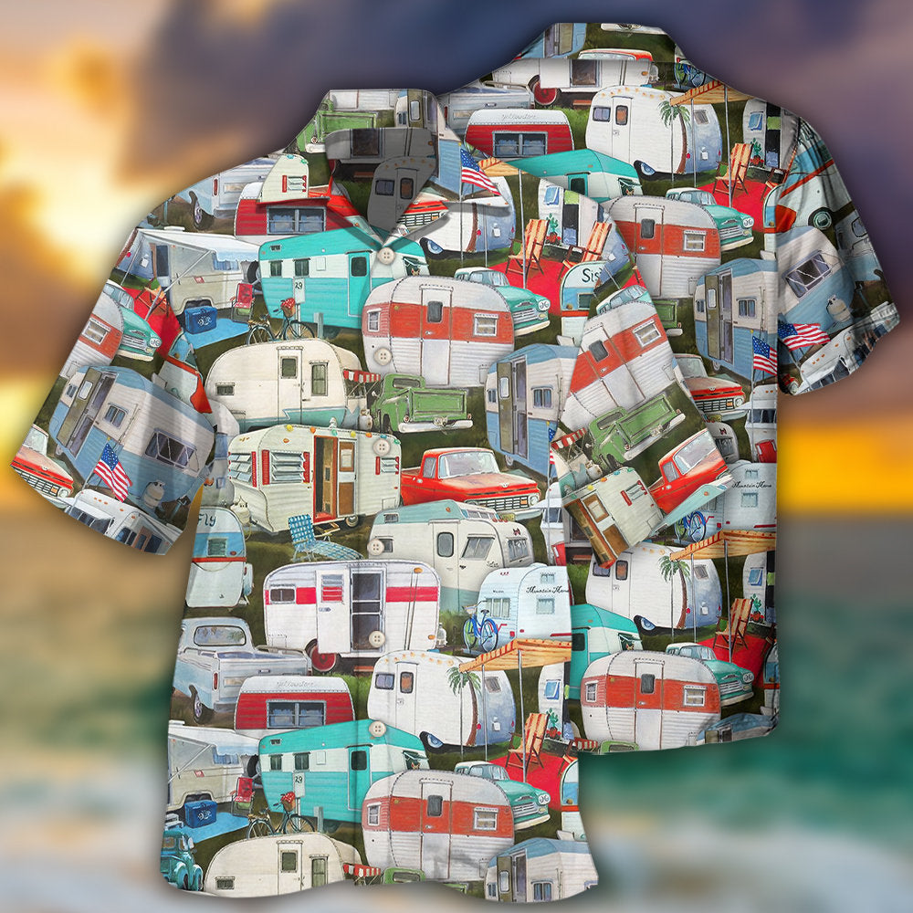 Camping Caravans Are Calling And I Must Go - Hawaiian Shirt
