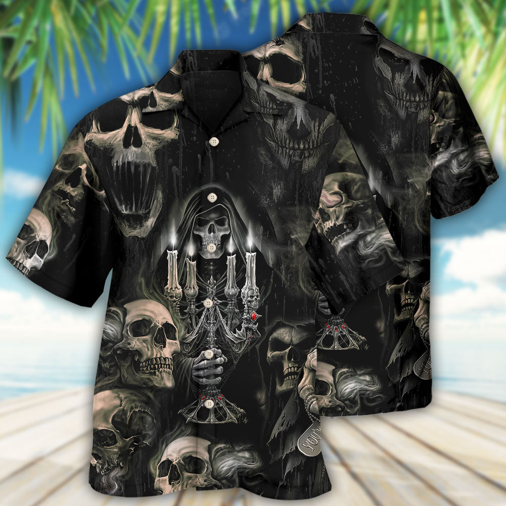 Skull Horror Skull Movies - Hawaiian Shirt