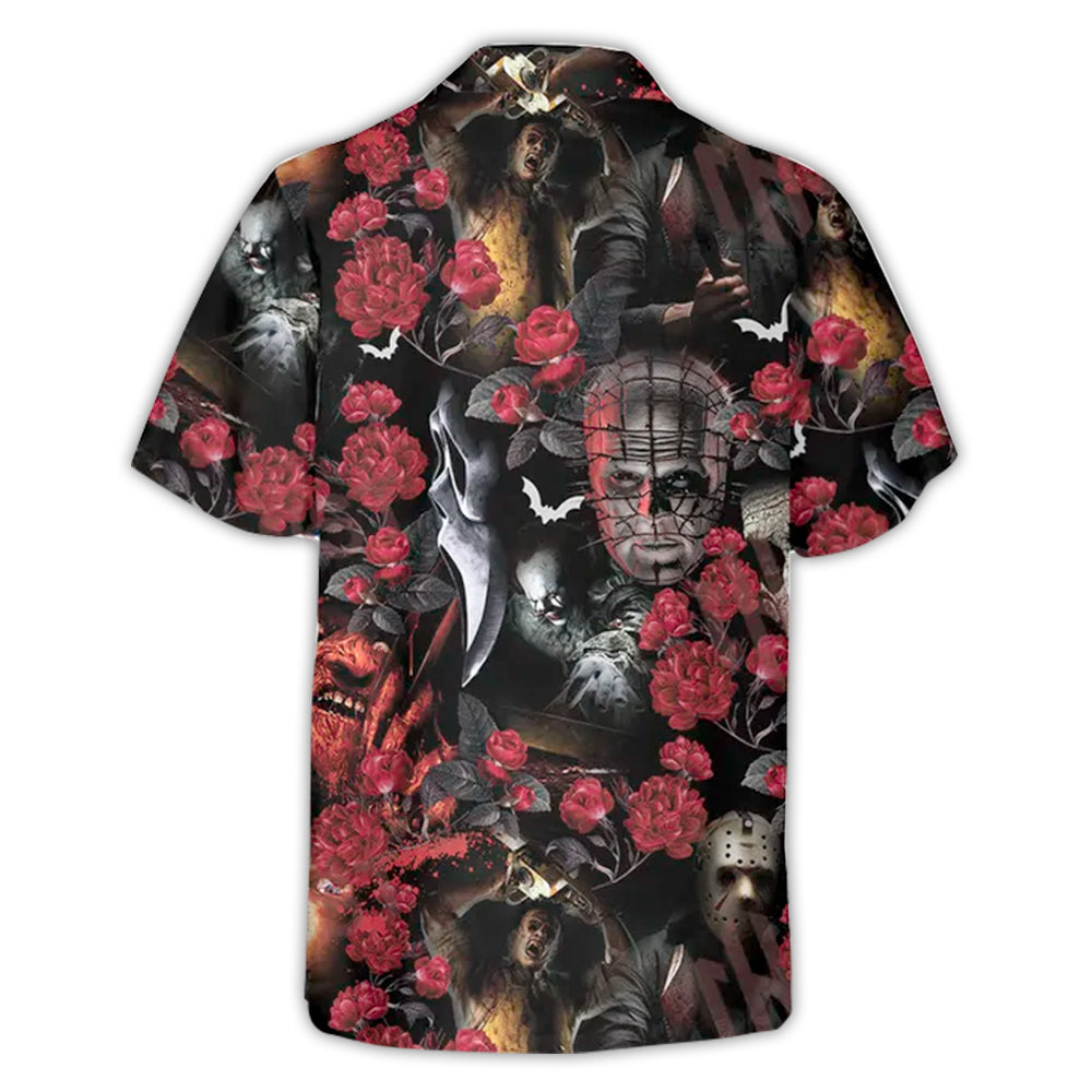 Halloween Horror Movie All Star Tropical Style - Hawaiian Shirt