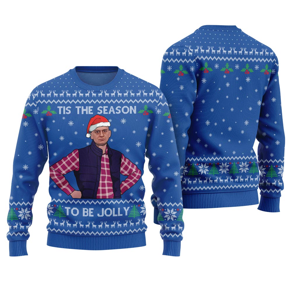 Humorous Tis The Season To Be Jolly Christmas Sweater
