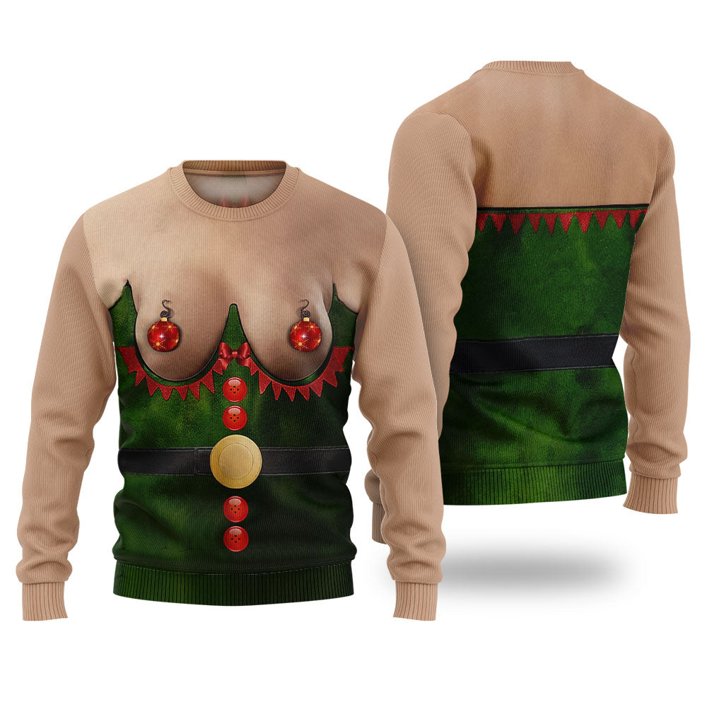 Inappropriate Naughty Ugly Christmas Sweater