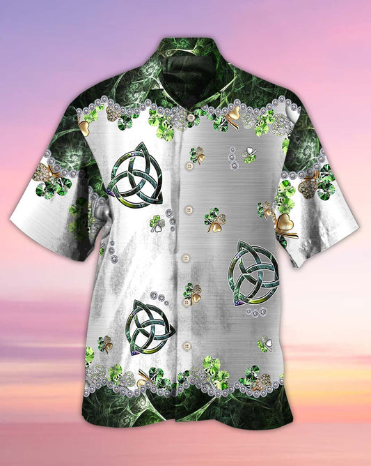 Irish Clover Metal - Hawaiian Shirt