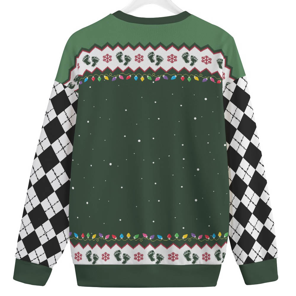 Is This Jolly Enough Bigfoot Big And Tall Ugly Christmas Sweater