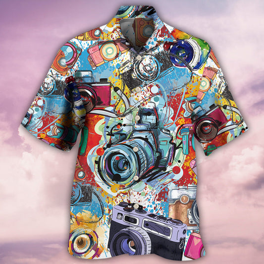 Camera It's A World Of Cameras - Hawaiian Shirt